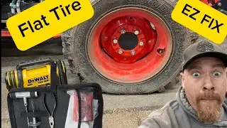 How To Fix A Flat Tire In 5 Minutes!