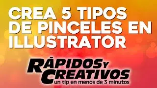 Crea 5 tipos de pinceles en Adobe Illustrator