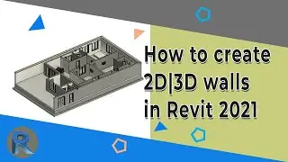 How to make 2D 3D walls in Revit