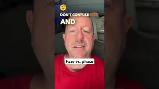 Faze vs. phase—did you realize this? #grammar #learnenglish