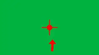 location point || target point green screen no copyright
