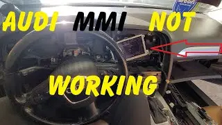 Audi A6 C6 Display not working / Audi MMI not working / MMI black screen