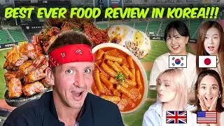 British, Japanese, American, and Korean REACT to Best Ever Food Show Visiting Korean Night Market!!!