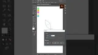 Flower in Adobe illustrator #Shorts