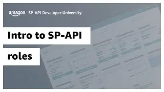 Intro to SP-API roles