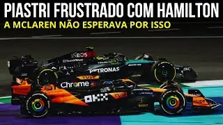 Piastri expressa frustração com a batalha contra Hamilton
