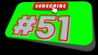 #51 Subscribe Button Green Screen | No Copyright | Free to Use | Million Dollar Resources