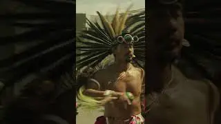 Danza Azteca in San Francisco's Mission District. #danza #aztec #mitotiliztli #shorts