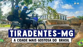 #012 AVENTURA DE MOTO EM TIRADENTES-MG: Explorando a História e a Cultura