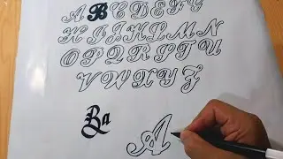 cara menulis indah,membuat kerangka huruf