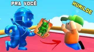 DEI UMA SKIN ESPECIAL PARA O MENINO POBRE E HUMILDE NO STUMBLE GUYS