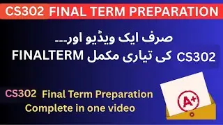 CS302 Final Term 2026 | Most Important Topics & MCQs | Digital Logic | VU | By Sir Sharjeel Khalid