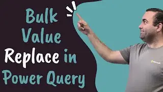 Replace Several Values in a Column in Power Query with One Step