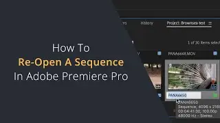 How To Find Your Timeline or Sequence in Premiere Pro | How to Recover A Premiere Pro Timeline