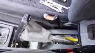 How to adjust the handbrake in an Opel Astra G 2 Vauxhall - brake tension adjustment | ForumWiedzy