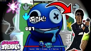 Rainbow Friends All MOD | FNF Character Test | Gameplay VS Minecraft | FNF Rainbow friends (FNF Mod)