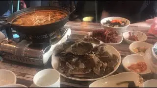 ลองกินปูดองครั้งแรกในชีวิต😂 홍일품 #KoreaVlog