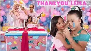 DINAR MENANGIS TERHARU DAPAT KADO ISTIMEWA DARI LEIKA DI HARI ULANGTAHUN..😭😍 #viral #trending