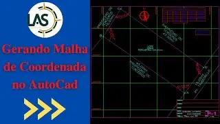 Gerando Malha de Coordenada no AutoCad#Aula-8