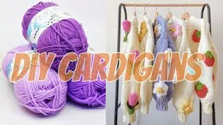 DIY Creative Cardigan Decor Using Handmade Wool Flowers