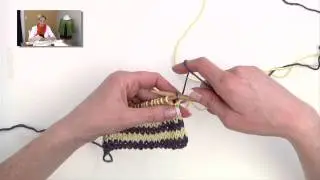 Knitting Help - Carrying Colors for Stripes