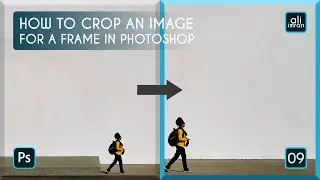 How to Crop an Image  For a Frame in Phtotshop