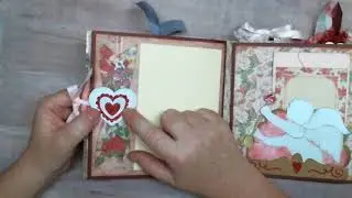 English Rose Garden Valentine Mini Album