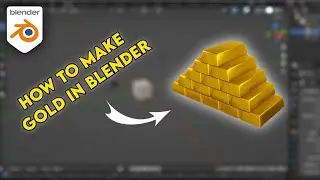 How to make Gold in Blender | Blender Tutorial