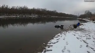 Зимний фидер. Ловля карася зимой.