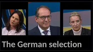 Body language of Final Debate before Germany's National Election