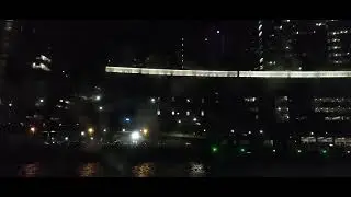 NYC Ferry at night @nyc_ferry 