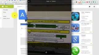 Google Translate App Camera Function