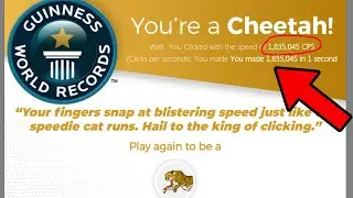 Beating All CPS World Records using Dragclicking (100000 cps!)