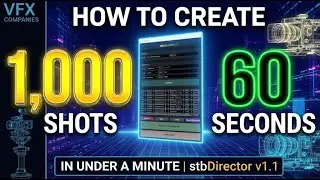 How to Create 1,000 Shots in 60 Seconds | stbDirector v1.1