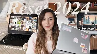 Reset conmigo 2024: reorganizando, limpieza y vision board