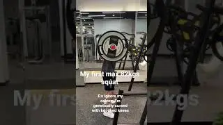 Squatting my heaviest for the first time