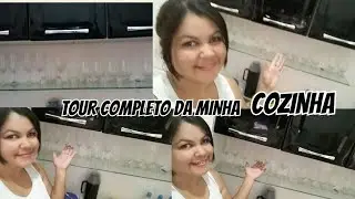TOUR PELA MINHA COZINHA COMPLETA ARMÁRIOS DE AÇO COLOMARQUE