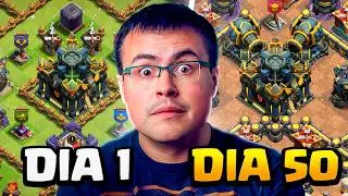 PROGRESO de un TH17 en 50 DÍAS 📈 Clash of Clans