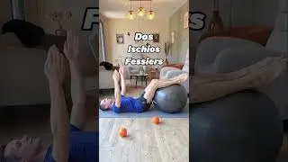 Exercice de PILATES pour le dos, les fessiers et les cuisses (Shoulder Bridge) #pilates