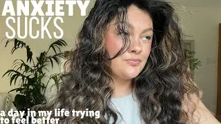 an anxious day | korean skincare, home gym, cleaning