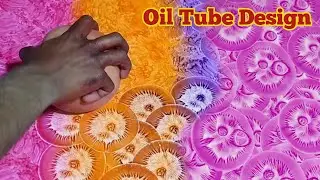 Oil tube design || 3d wall || 3d paint idea || 3d texture design