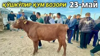 ЁШ ХЎКИЗЧАЛАР НАРХЛАРИ ХОРАЗМ ҚЎШКЎПИР МОЛ БОЗОРИ 23-май 2024 г.