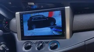 Toyota Innova 2023 model installed head unit android and camera 360° recording surrounding