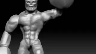 Zbrush Timelapse - Super Villain Part 3/8