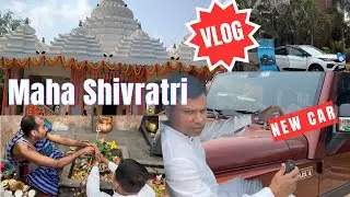 Shivratri puja ke sath fast main Dahi lassi & New car test drive #shivratri #shivratrispecial #shiv
