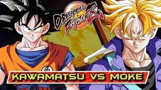 EL TRUNKS IMPARABLE de MOKE contra el DIOS GOKU BASE de KAWAMATSU!! DRAGON BALL FIGHTERZ: ONLINE
