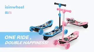 isinwheel 2-in-1 Electric Scooter - the Best Gift for Kids