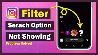 How to search filter option in instagram | instagram search filter missing