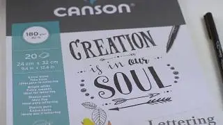 Canson Lettering Especial para Marcadores