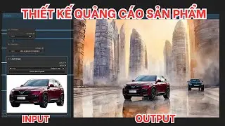 Thiết kế ảnh quảng cáo sản phẩm bằng ai với workflow ComfyUI